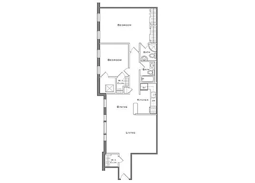 Floor plan 2 Bedroom