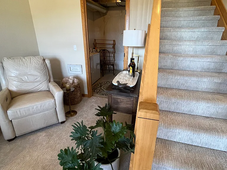 Laundry room in the back with washer & dryer