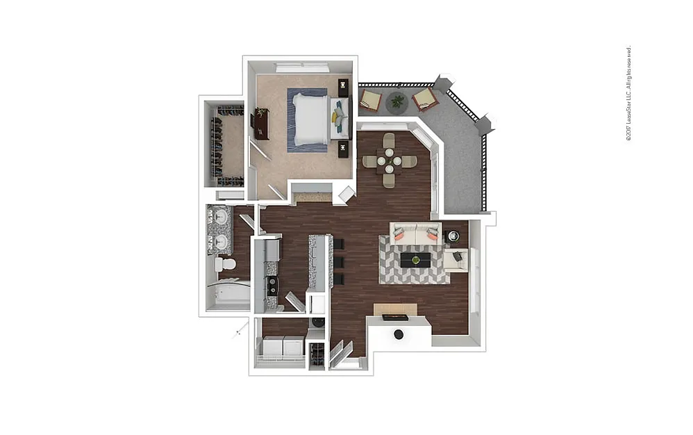 Floor plan Huntington A7