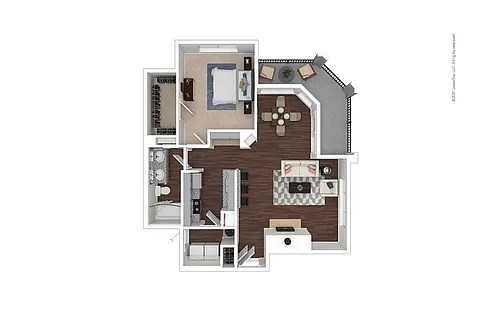 Floor plan Huntington A7
