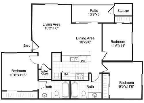 Floor plan C1