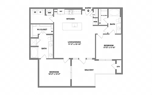 Floor plan B3