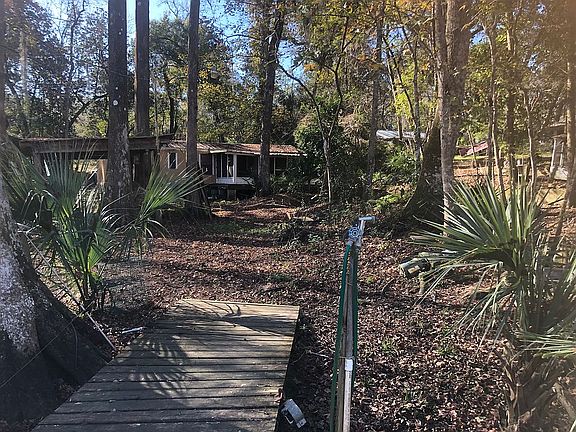 View from creek. 