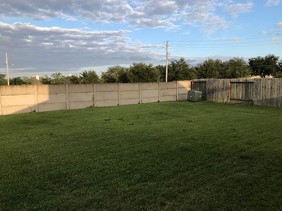 Large back yard