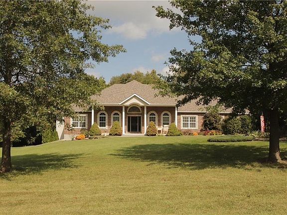 Beautiful brick front ranch on 3.29 acres!