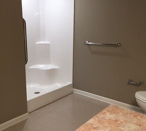 Large bath room and safe room