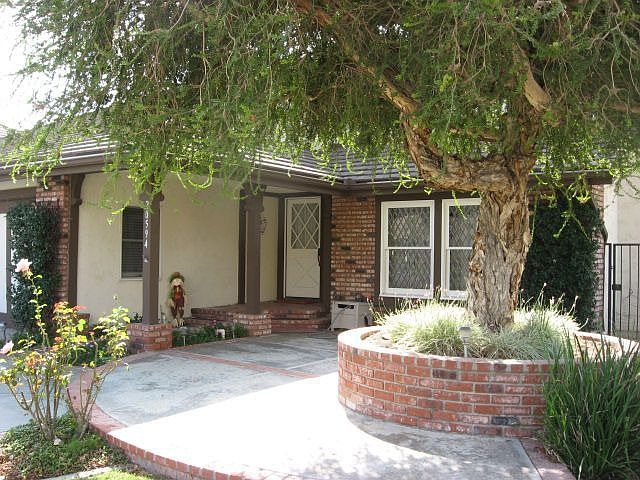 Front entrance & patio