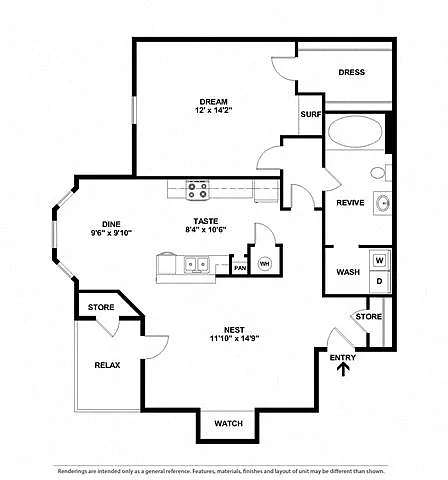 Floor plan A1C