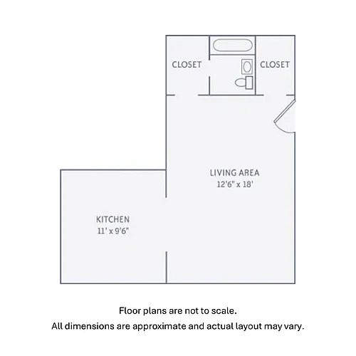 Floor plan Studio
