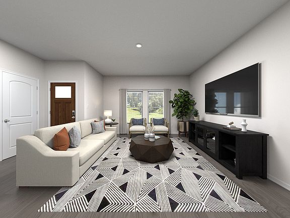 Enjoy family movie nights in the spacious great room.