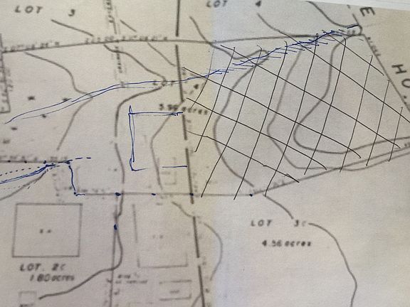 No building in cross hatch 