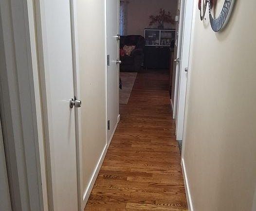 Halway with two closets