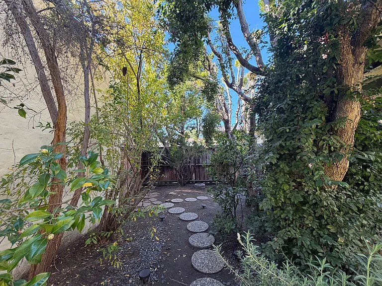 Path between the house to the Laudry area