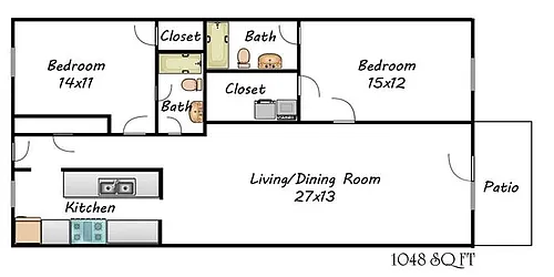Floor plan The Davall