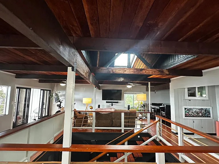 View from kitchen area