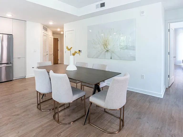 Dining Room with Hard Surface Flooring