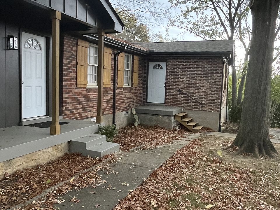 Unit A on the left, Unit B (for rent) on the right.