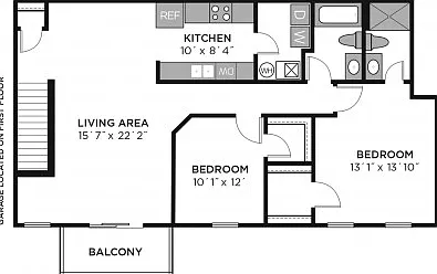 Chase C Flat | 2 Bedroom Apartment Home | LC New Albany Chase C Flat | 2 Bedroom Apartment Home | LC New Albany