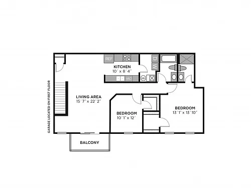 Floor plan Chase C Flat - VIL