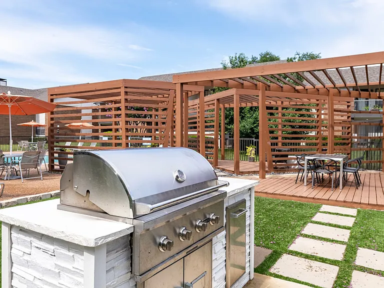 Poolside Grilling Station