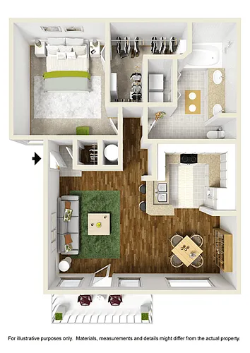 Floor plan A3 - Pine