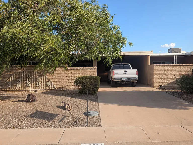 Extra wide and deep carport