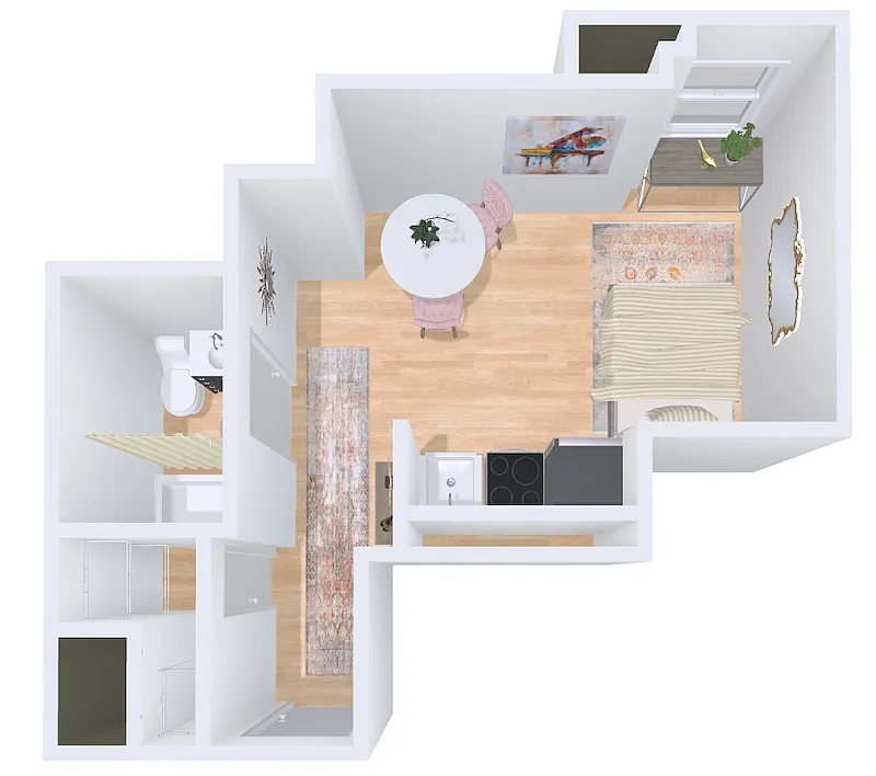 Floor plan studio 0