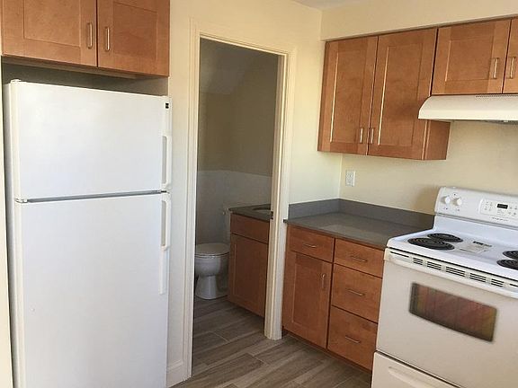 Half bath is right off the kitchen 