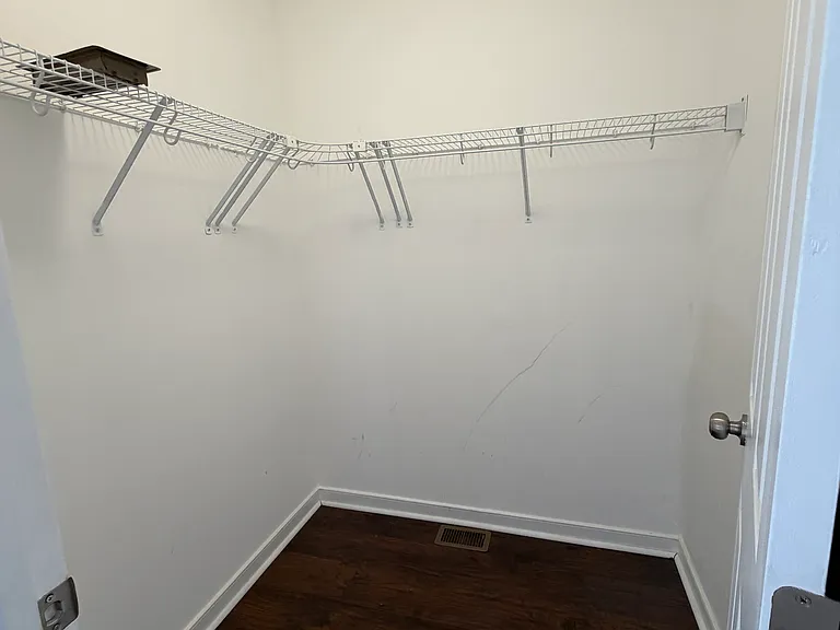 Walk in closet for primary bedroom