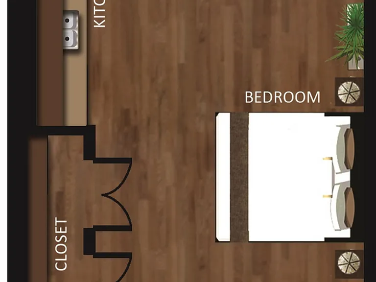 A1 525 sqft - Studio A1 525 sqft - Studio