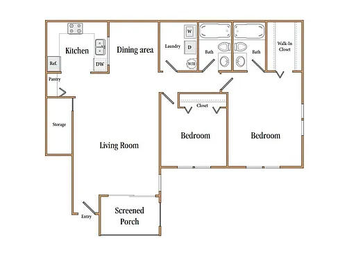 Floor plan 2CGk