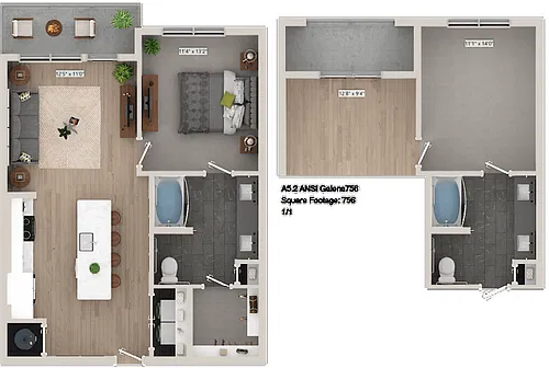 Floor plan A5B