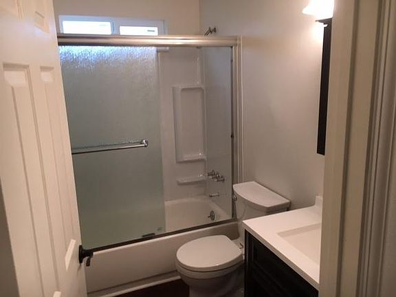 New bathroom vanitys, showers, lights