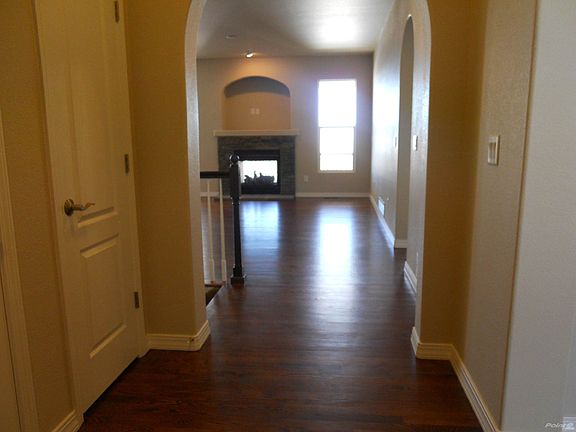 Impressive Hardwood Entry welcomes you into Great Room