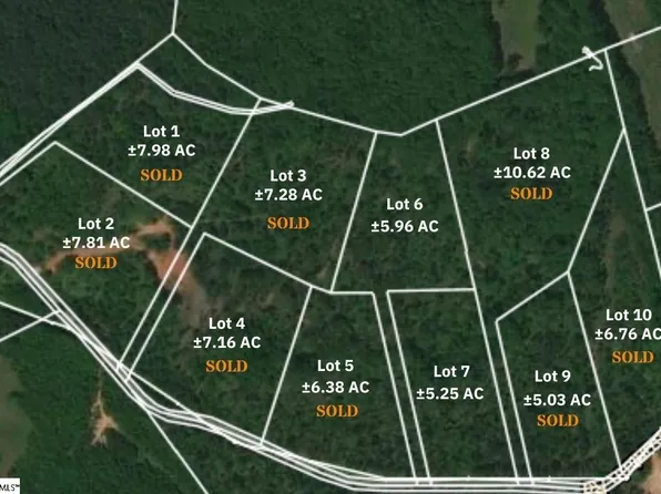 0 Mordeci Mountain Rd Lot 6 & 7, Gray Court, SC 29645