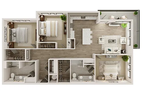 Floor plan C1