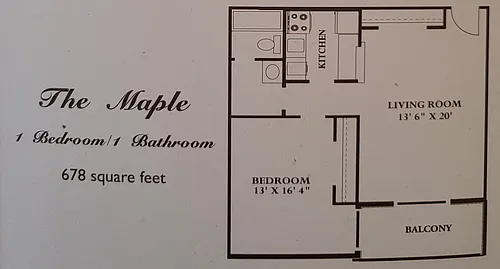 Floor plan Maple