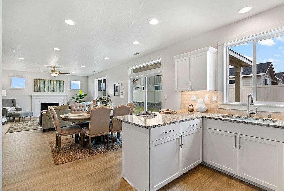 Great room as presented by Hayden Homes. For illustrative purposes only.