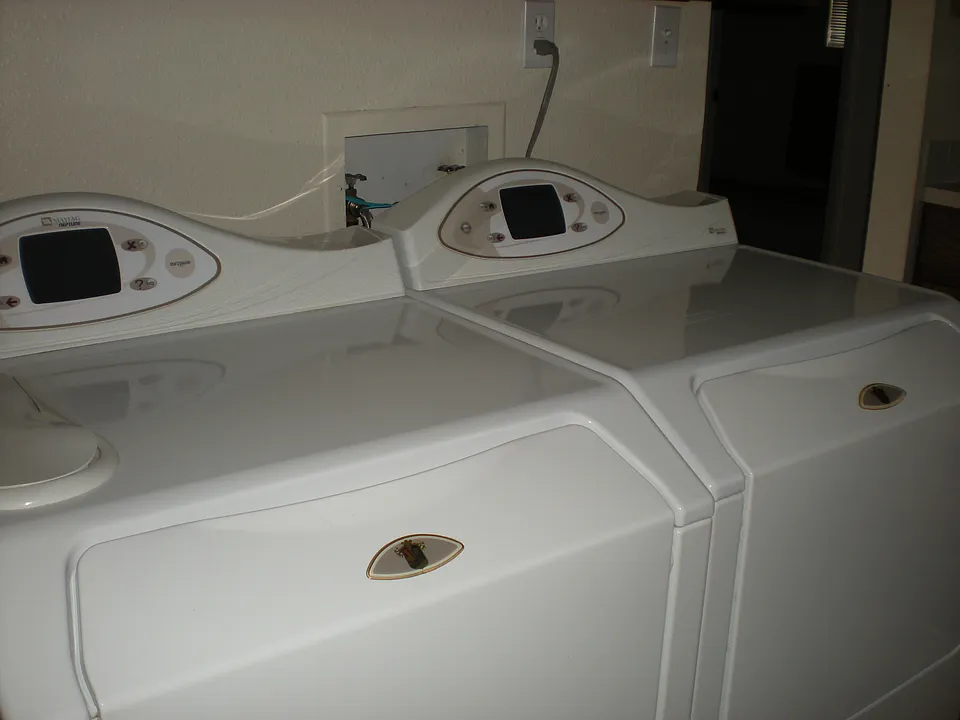 In unit washer and dryer.
