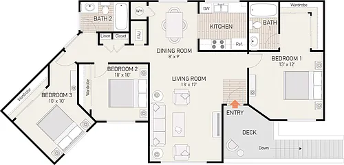 Floor plan Plan F
