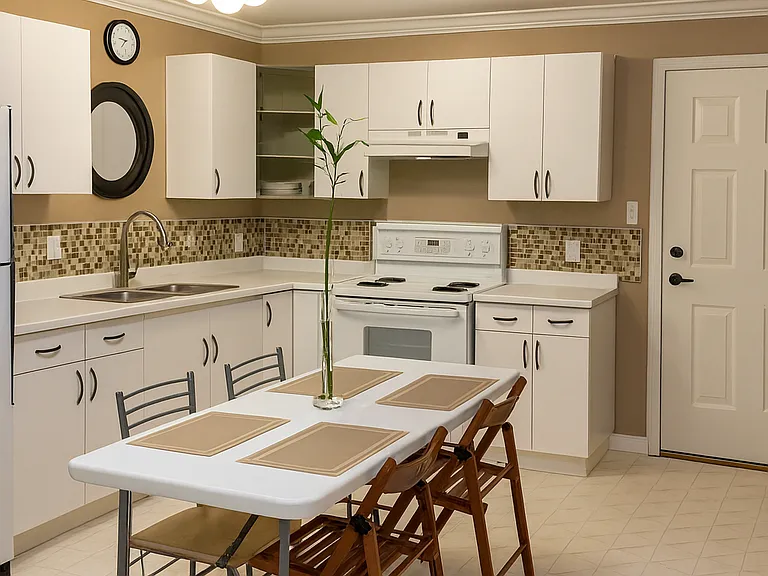 Shared Kitchen & Dining Area