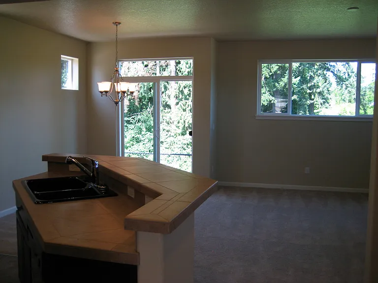 Living area, captured when new.