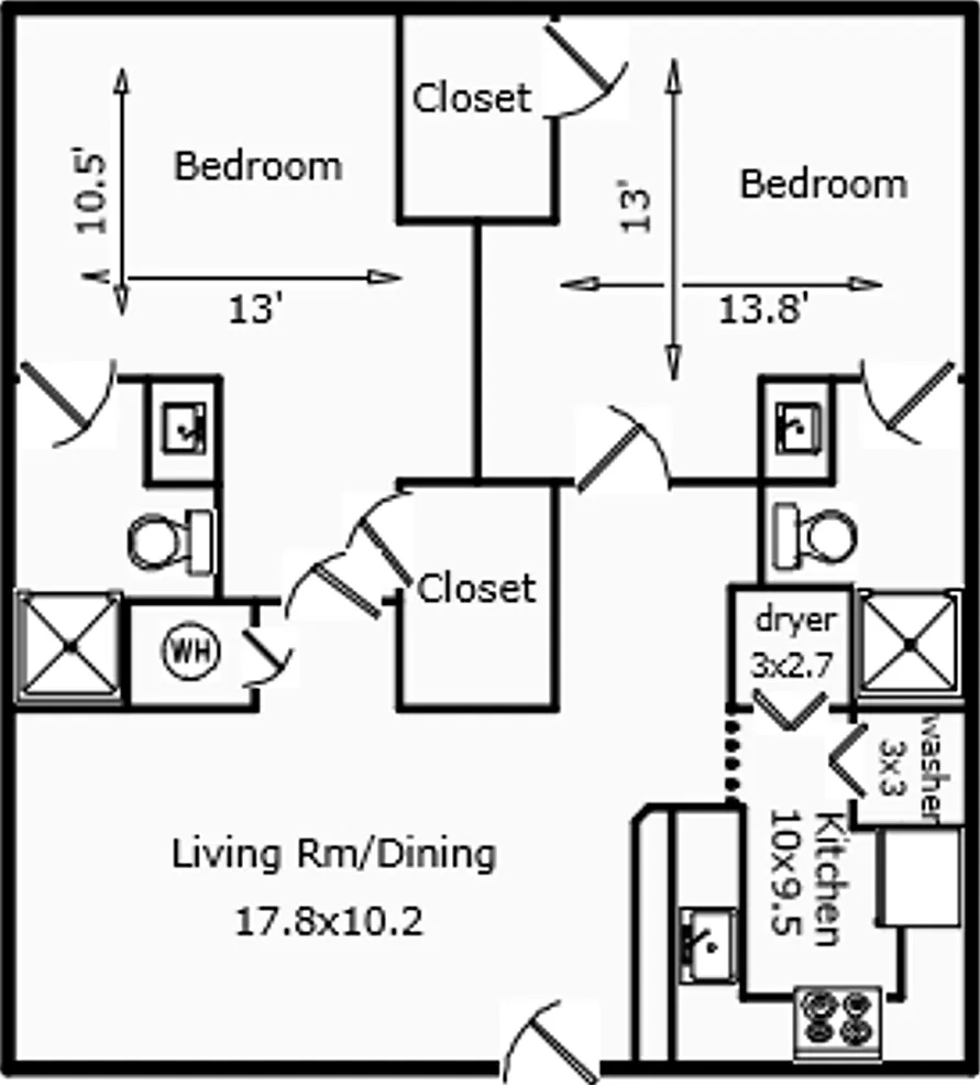 Atrium Suites - 2 BR/2 BA & 3 BR/3 BA — Photo 3