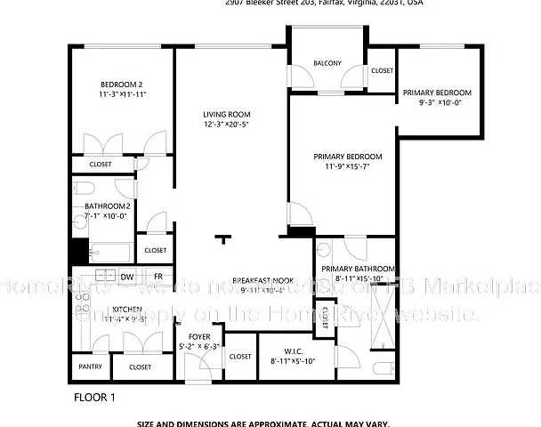 2 bed, 2.0 bath, 1375 sqft, $2,900 — Photo 4