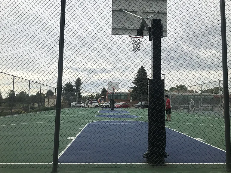 basketball court in the park