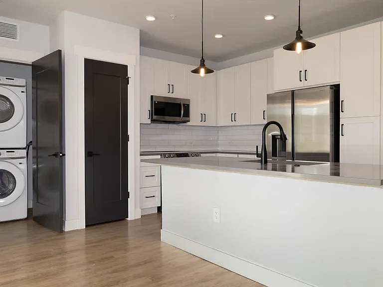 Laundry and Kitchen