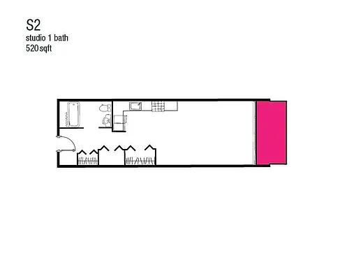 Floor plan Studio