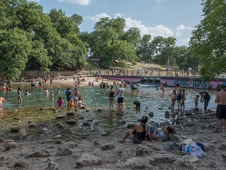 Local swimming hole nearby