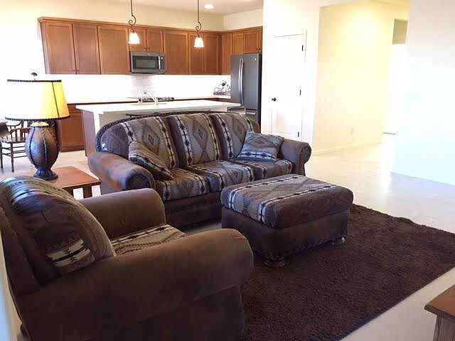 Great room view into kitchen area