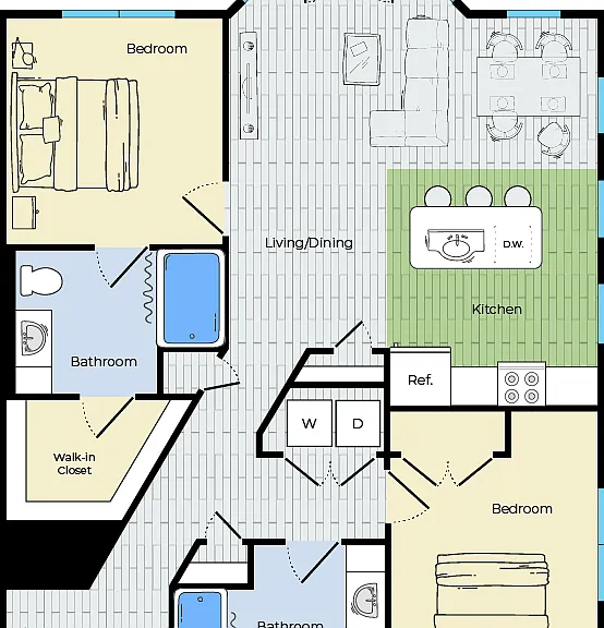 Woodmont Commons Apartments — Photo 41